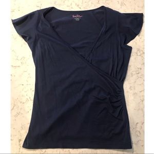 Lilly Pulitzer Faux Wrap Top